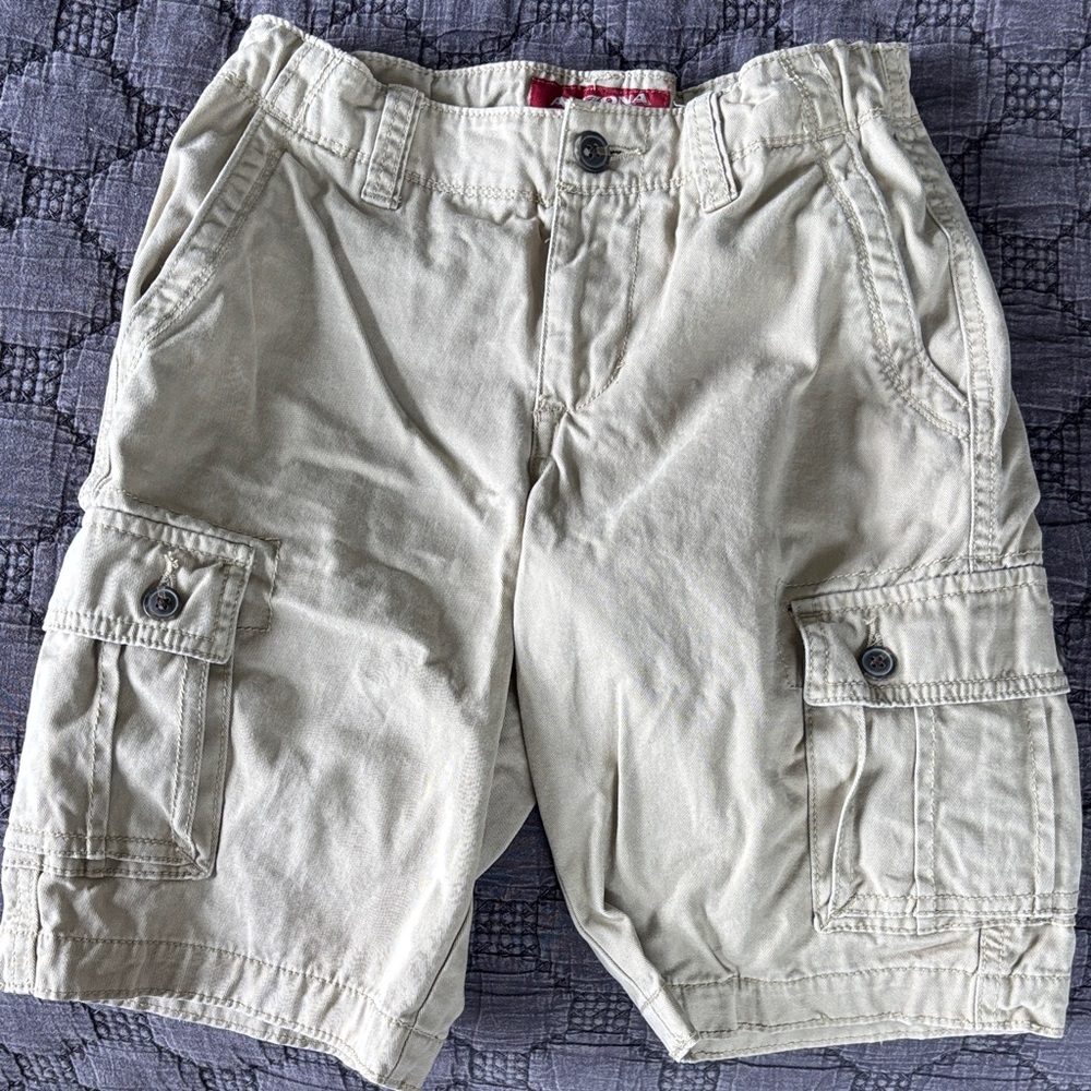Arizona Jean Company Boys Light Tan Cargo Shorts